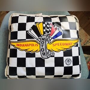 Vintage Indianapolis Motor Speedway Stadium Cushion